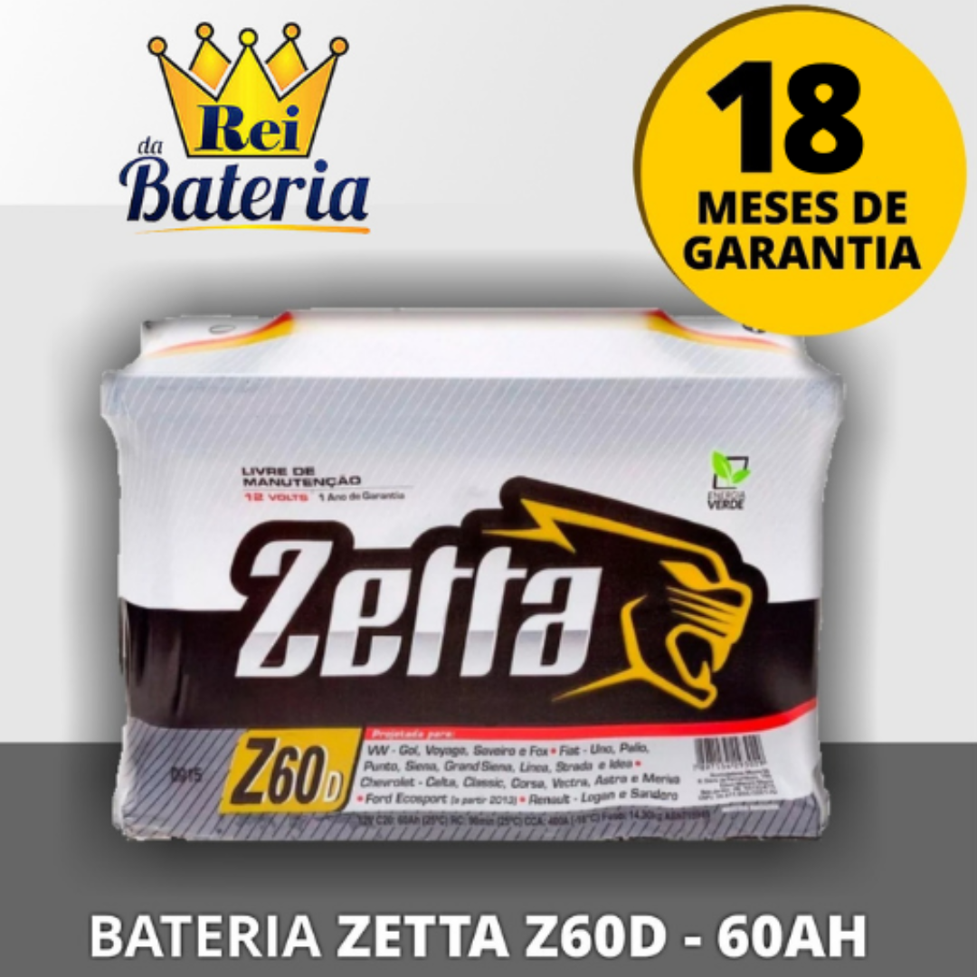 Bateria Zetta 60AH (MOURA)