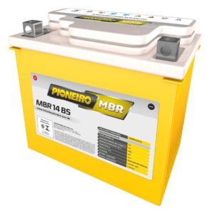 Bateria Agm Pioneiro Mbr14bs