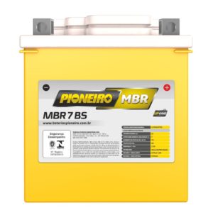 Bateria De Moto Pioneiro 12v-7ah MBR7-BS