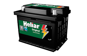 BATERIA AUTOMOTIVA HELIAR 50AH CX ALTA ORIGINAL DE MONTADORA