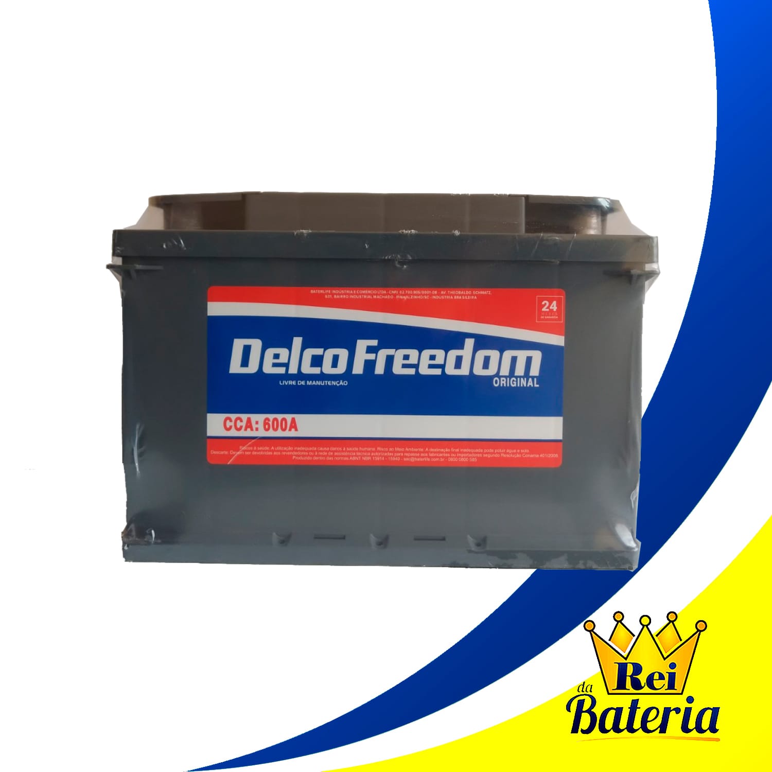 Bateria DelcoFreedom ORIGINAL CCA: 640